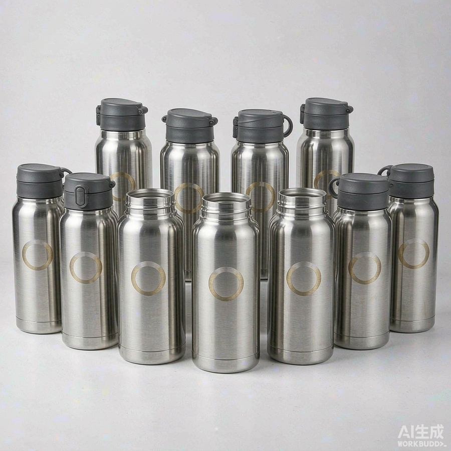 临沂保温杯logo丝印礼品定制案例