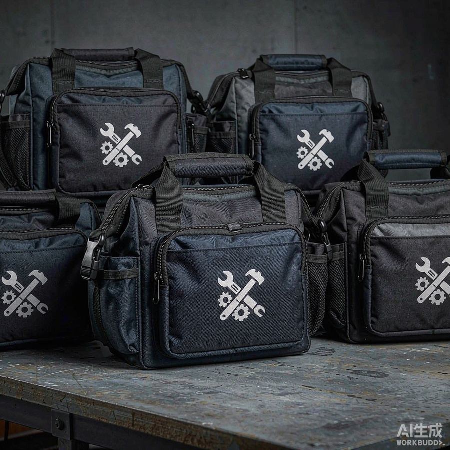 临沂帆布工具包丝印标识定制案例