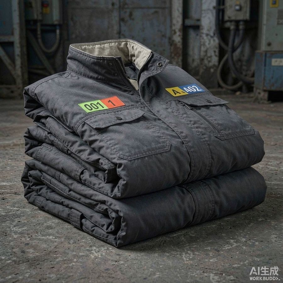 临沂矿业劳保服编号印花案例