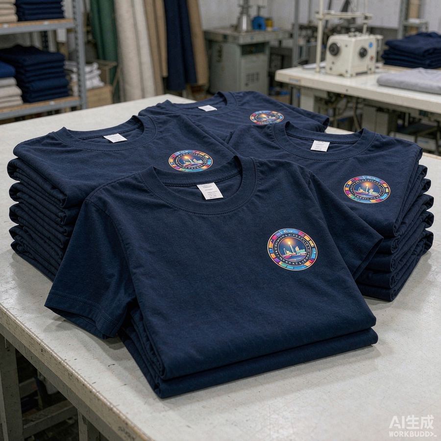 临沂企业团服丝网印刷定制案例