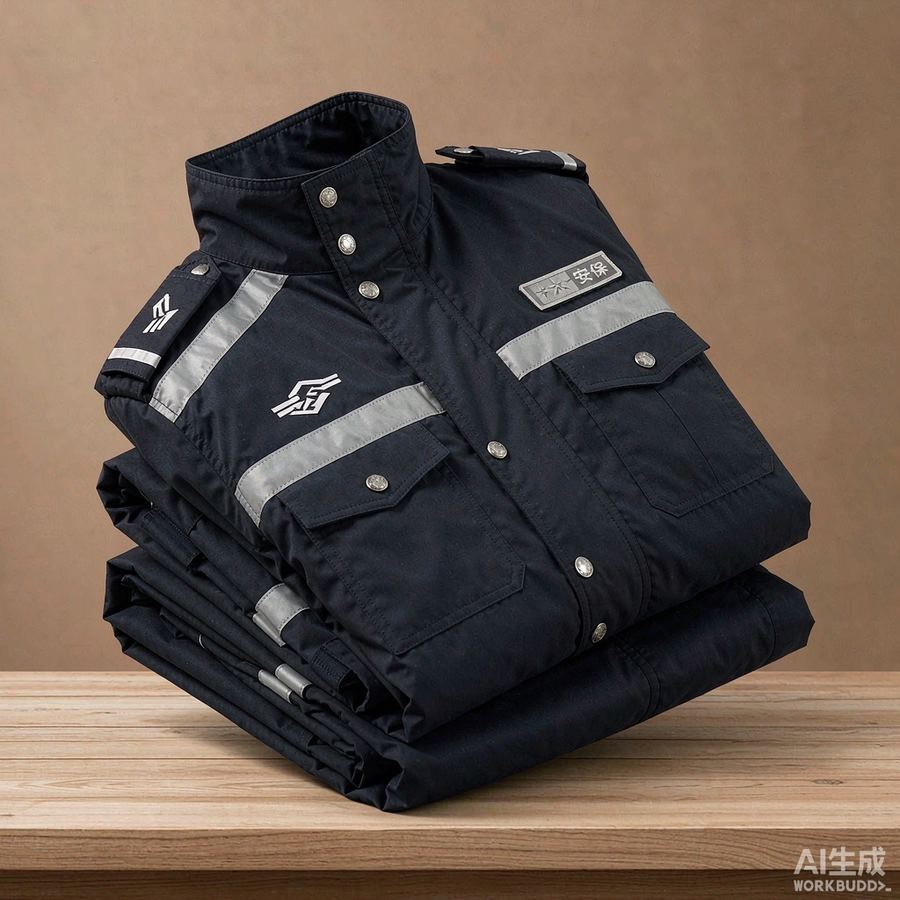 临沂物业安保制服印花定制案例